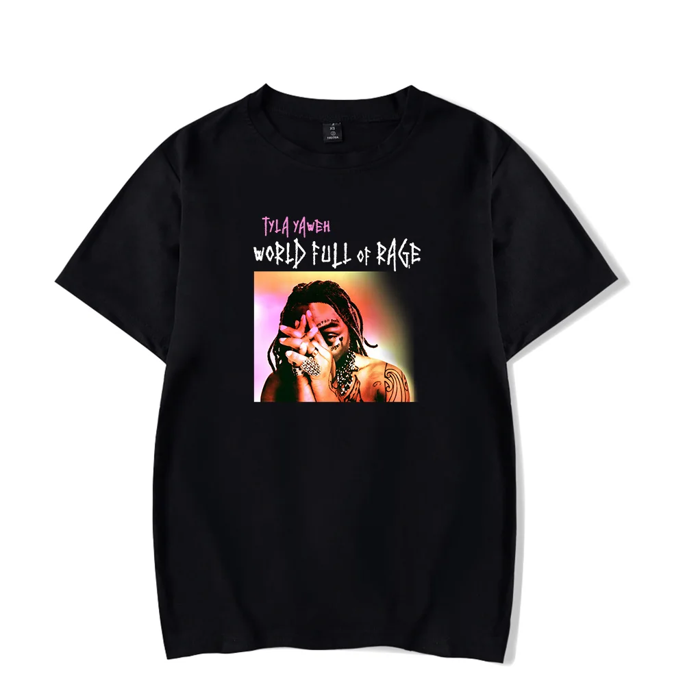 T-shirt de hip-hop Tyla-rapper masculina e feminina, t-shirt de manga curta, World Full of Rage Tour, rapper casual
T-shirt de hip-hop Tyla-rapper masculina e feminina, t-shirt de manga curta, World Full of Rage Tour, rapper casual