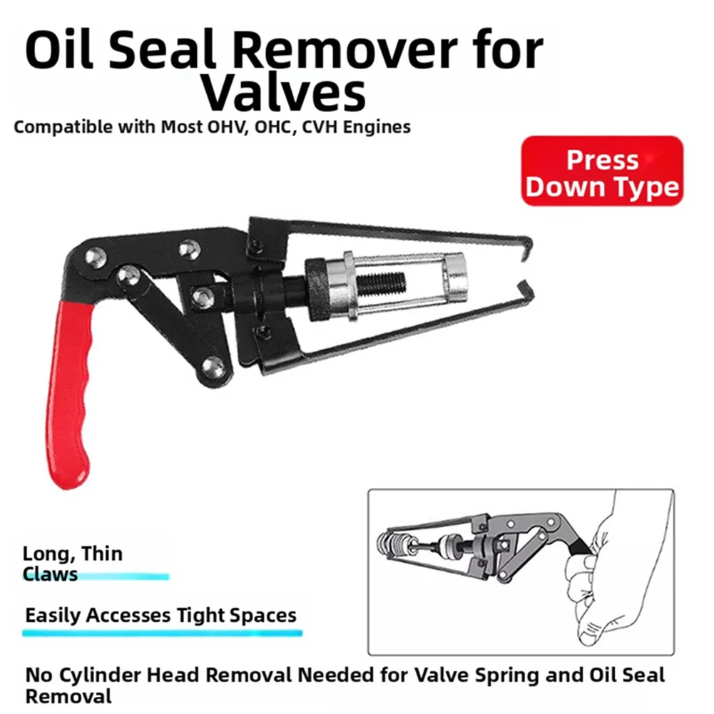 Heat Treated Steel Valve Spring Compressor Tool with Ergonomic Red Handle for Secure Grip and Valve Size Adjustment
Heat Treated Steel Valve Spring Compressor Tool with Ergonomic Red Handle for Secure Grip and Valve Size Adjustment