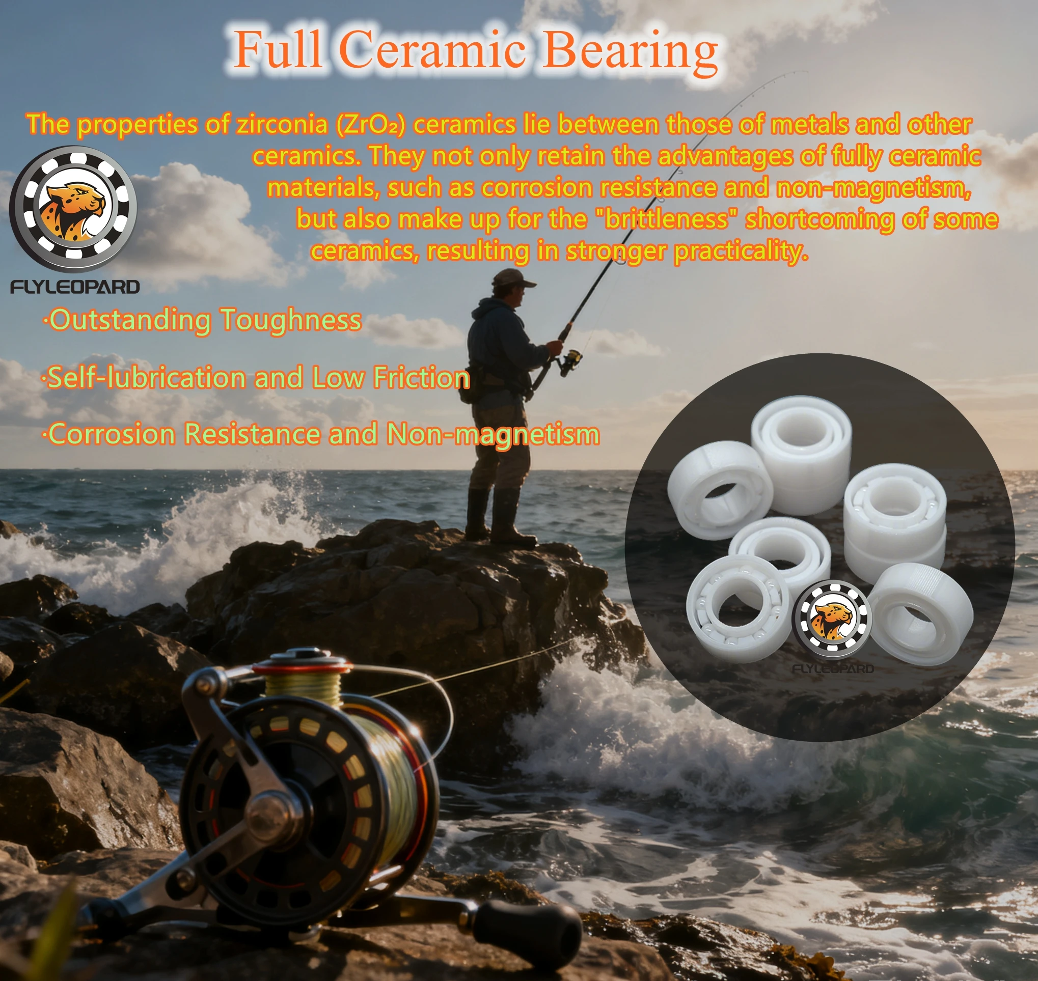 Saltwater Fishing Bearing R188CE Full Ceramic Bearing 6.35*12.7*4.763mm High Precision 1/4"x 1/2"x 3/16" Inch High Speed Smooth
Saltwater Fishing Bearing R188CE Full Ceramic Bearing 6.35*12.7*4.763mm High Precision 1/4"x 1/2"x 3/16" Inch High Speed Smooth
