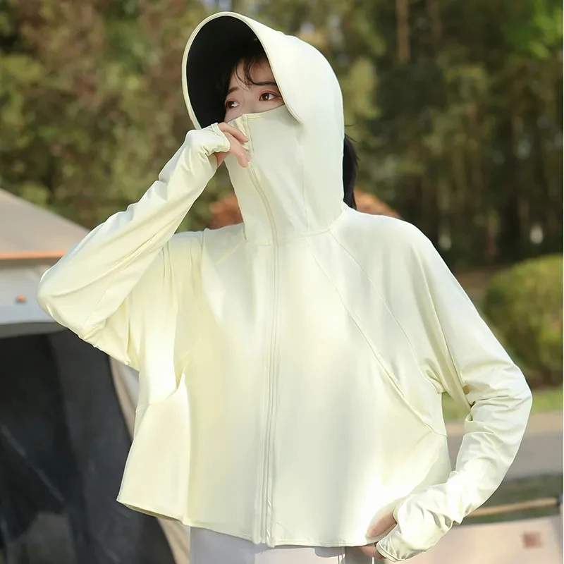 Shawl Sunscreen Clothing for Women 2025 Summer New Hooded UV resistant Breathable Sunscreen Clothing Short Loose Female Top
Shawl Sunscreen Clothing for Women 2025 Summer New Hooded UV resistant Breathable Sunscreen Clothing Short Loose Female Top