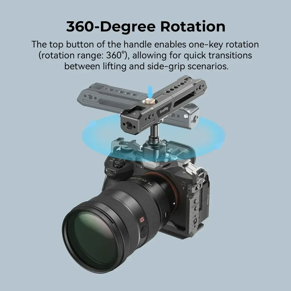 2026 For SmallRig 4152 360-degree Rotating Top Handle NATO Clamp Elongated 162mm Versatile Mounting Port Microphones Light Magic
2026 For SmallRig 4152 360-degree Rotating Top Handle NATO Clamp Elongated 162mm Versatile Mounting Port Microphones Light Magic