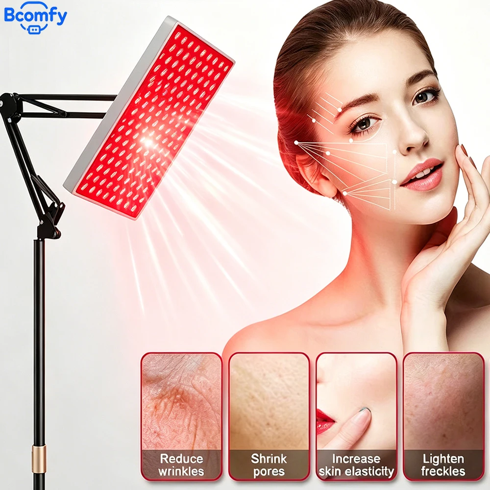 LED Red Light Therapy Panel Near Infrared Lamp with Adjustable Stand for Home Use Muscle Relaxation And Skin Care
LED Red Light Therapy Panel Near Infrared Lamp with Adjustable Stand for Home Use Muscle Relaxation And Skin Care