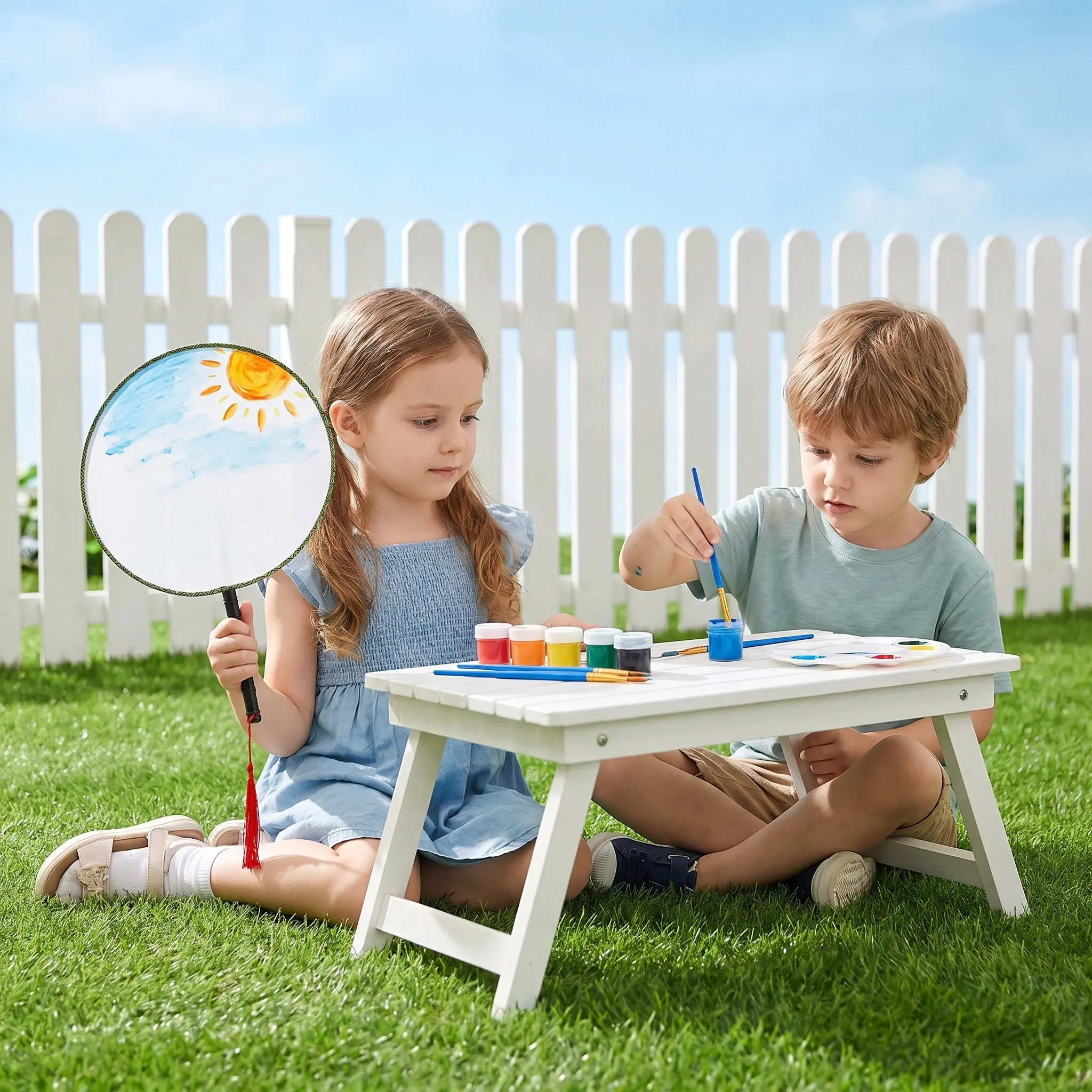 10pcs Painting Fan White Round Handheld Silk Cloth Diy Blank Kids Art Craft Set For School Kindergarten Party Decor Children'S
10pcs Painting Fan White Round Handheld Silk Cloth Diy Blank Kids Art Craft Set For School Kindergarten Party Decor Children'S