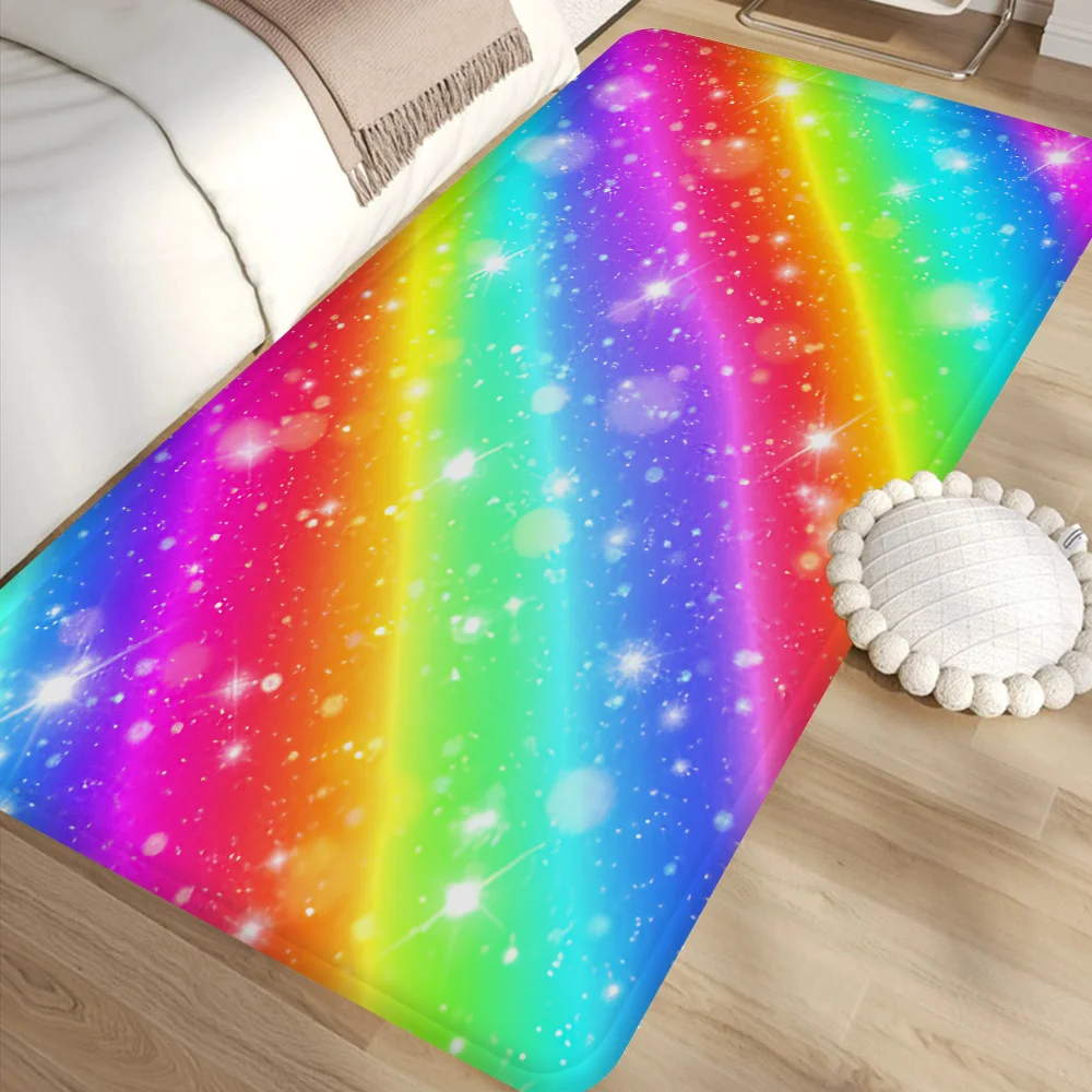 Rainbow Colour Illusion Cartoon Floor Mat INS Style Soft Bedroom Floor House Laundry Room Mat Anti-skid Household Carpets
Rainbow Colour Illusion Cartoon Floor Mat INS Style Soft Bedroom Floor House Laundry Room Mat Anti-skid Household Carpets