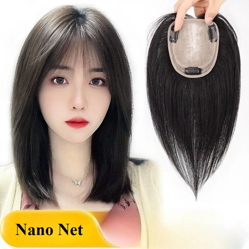 Silk Base Human Hair Women Toppers 2 Sizes Breathable Natural Scalp Top Virgin European Human Hair Pieces for Women
Silk Base Human Hair Women Toppers 2 Sizes Breathable Natural Scalp Top Virgin European Human Hair Pieces for Women