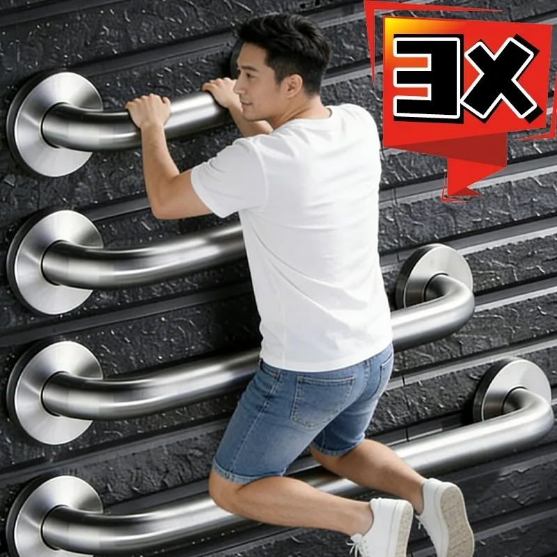 Stainless Steel Handrail Multiple Sizes Indoor Stairs Bathroom Hospital Home Safe Support Hand Rails Rust Resistant Hardware
Stainless Steel Handrail Multiple Sizes Indoor Stairs Bathroom Hospital Home Safe Support Hand Rails Rust Resistant Hardware