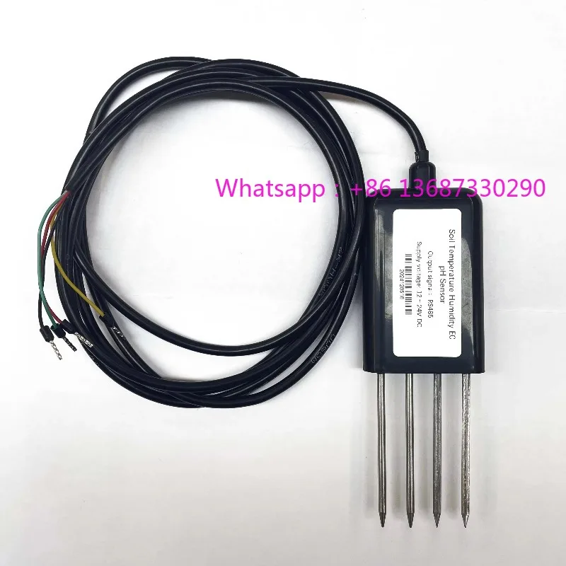 RS485 4-20mA Soil Temperature, Humidity, Conductivity EC PH NPK Sensor, 0-5V 0-2V 0-10VDC Range
RS485 4-20mA Soil Temperature, Humidity, Conductivity EC PH NPK Sensor, 0-5V 0-2V 0-10VDC Range