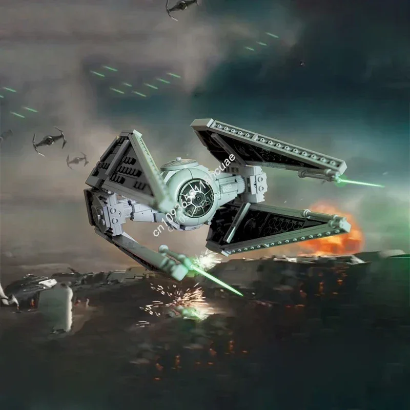 418pcs Spaceship TIE Interceptors Moc Building Blocks Modified From Imperial Fighters Model DIY Assembly Bricks Toys Gifts
418pcs Spaceship TIE Interceptors Moc Building Blocks Modified From Imperial Fighters Model DIY Assembly Bricks Toys Gifts