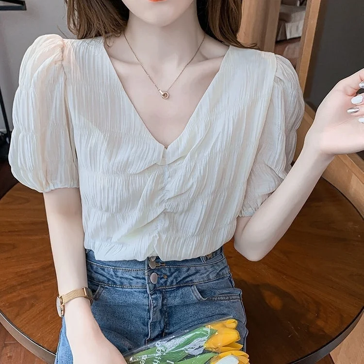 Short Sleeve Shirts Womens Mesh Splicing Pintuck Slim Fit Shirt Party Trendy Urban Artistic Statement Student Youthful Modern
Short Sleeve Shirts Womens Mesh Splicing Pintuck Slim Fit Shirt Party Trendy Urban Artistic Statement Student Youthful Modern