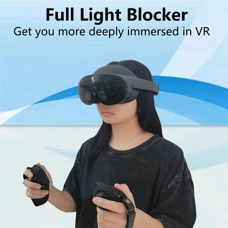 Надежная маска для затемненных глаз Mate Quest Pro 2023, декомпрессионный ремешок VR, удобное затенение, защита для линз для очков VR
Надежная маска для затемненных глаз Mate Quest Pro 2023, декомпрессионный ремешок VR, удобное затенение, защита для линз для очков VR