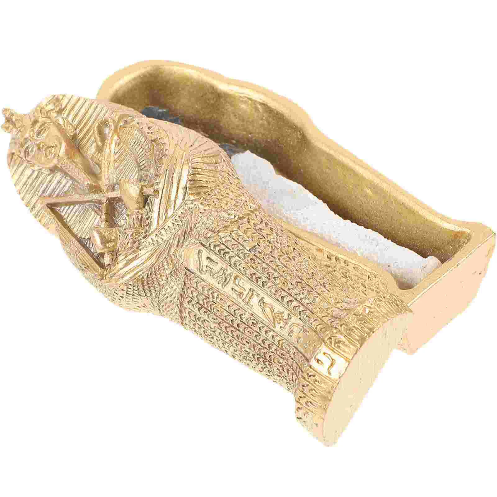 Decoration Mummy Ornaments Coffins with Statues Ancient Egyptian Artifacts Resin Figures Sculptures Golden Office
Decoration Mummy Ornaments Coffins with Statues Ancient Egyptian Artifacts Resin Figures Sculptures Golden Office