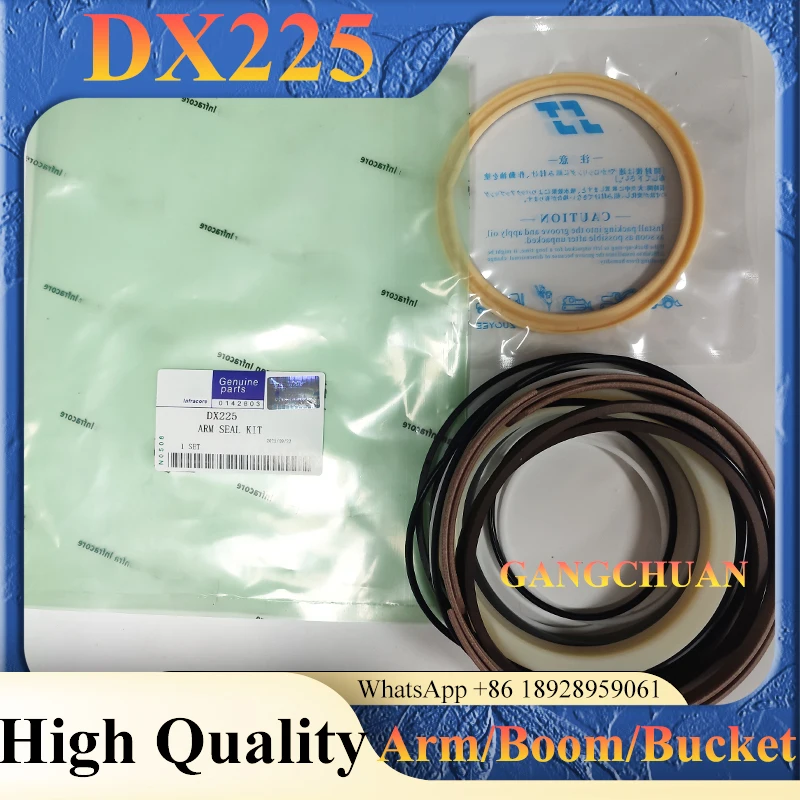 DX225 Excavator Hydraulic Cylinder Oil Seal Repair Kit Boom Arm Bucket Seal Kit for Heavy Equipment Maintenance
DX225 Excavator Hydraulic Cylinder Oil Seal Repair Kit Boom Arm Bucket Seal Kit for Heavy Equipment Maintenance