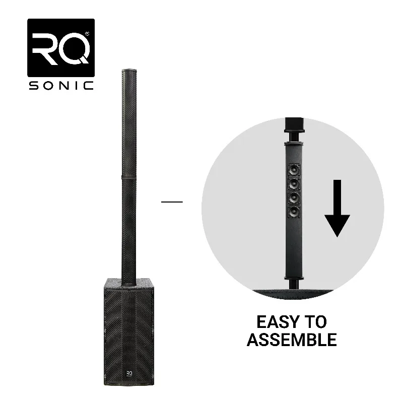 RQSONIC AC66 Dual 10-inch PA Active Column Speaker System Audio Professional Neodymium Sound System Column Array Speaker
RQSONIC AC66 Dual 10-inch PA Active Column Speaker System Audio Professional Neodymium Sound System Column Array Speaker