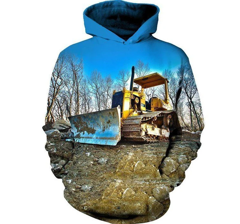 Fashion Hoodies Excavator Tractors Graphic 3D Print Streetwear Men Children New In Sweatshirts Oversized Hoodie Men Tracksuits
Fashion Hoodies Excavator Tractors Graphic 3D Print Streetwear Men Children New In Sweatshirts Oversized Hoodie Men Tracksuits