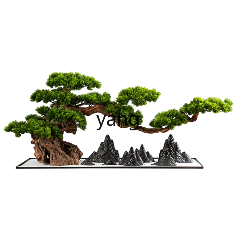 LTT New Chinese Simulation Welcome Pine Bonsai Hotel Clubhouse Entrance Decoration
LTT New Chinese Simulation Welcome Pine Bonsai Hotel Clubhouse Entrance Decoration