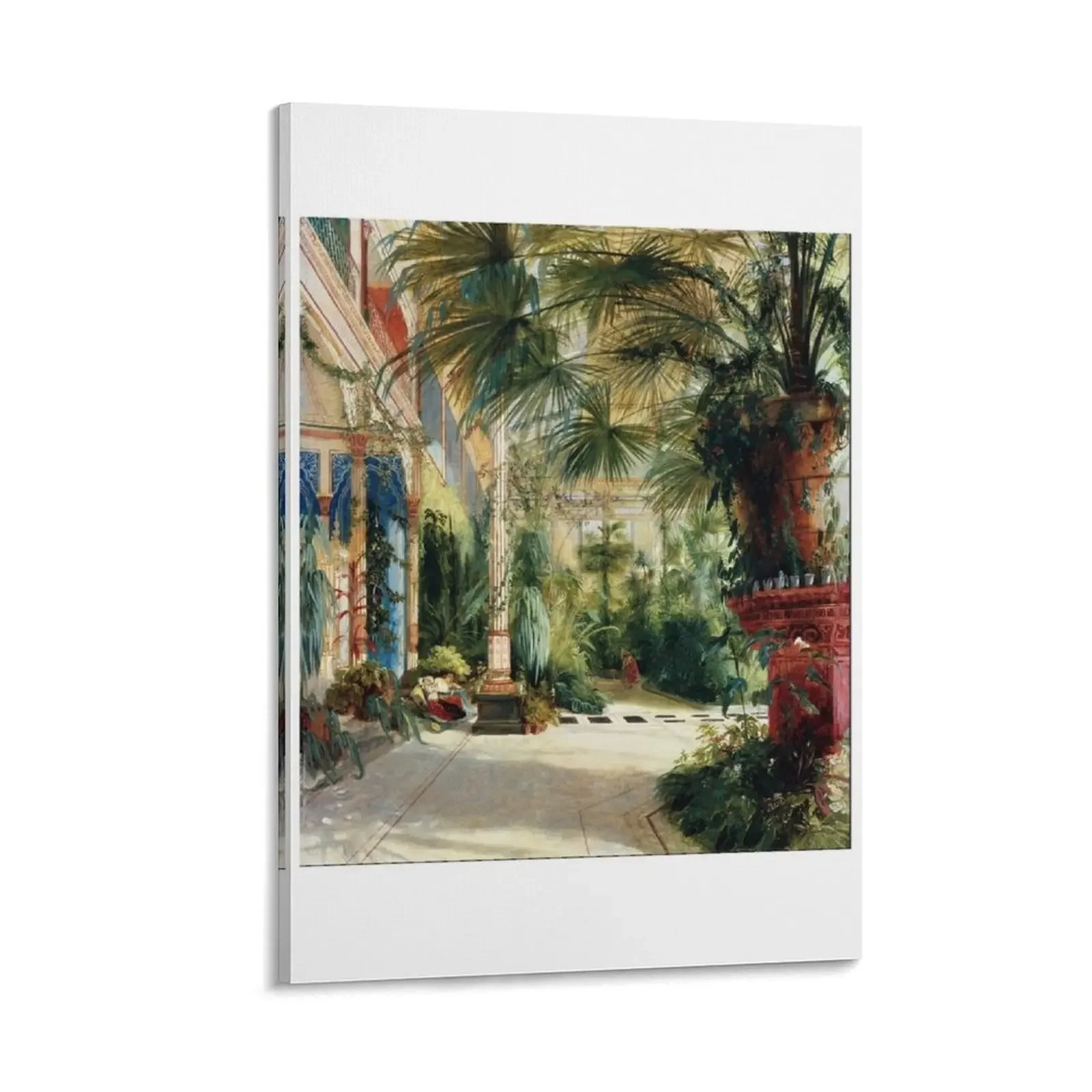 Carl Blechen - The Interior of the Palm House Canvas Painting canvas wall art posters for wall Decoration home
Carl Blechen - The Interior of the Palm House Canvas Painting canvas wall art posters for wall Decoration home