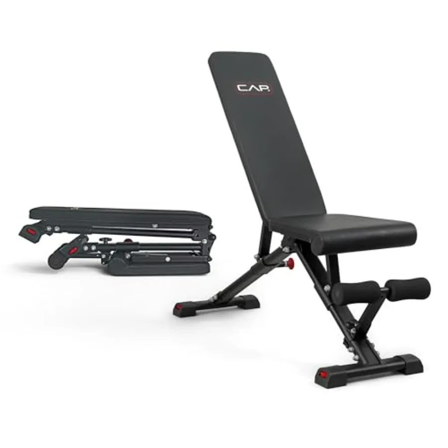 Multi-Purpose Adjustable Utility Strength Training Weight Bench in Black with Multiple Options for Home Gym Use
Multi-Purpose Adjustable Utility Strength Training Weight Bench in Black with Multiple Options for Home Gym Use