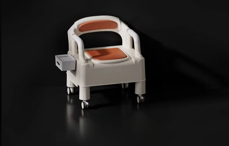 The toilet for the elderly can be moved indoors. Strong toilet toilet patient with wheel seat
The toilet for the elderly can be moved indoors. Strong toilet toilet patient with wheel seat