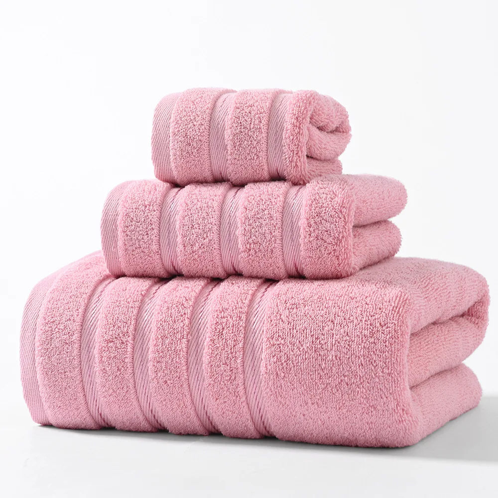 100% Cotton Terry Cotton Towel Set 3pcs Pink Shower Towel 1 Hand+1 Face+1 Bath Towel Absorbent Washcloth For Hotel Home Gift 3pc
100% Cotton Terry Cotton Towel Set 3pcs Pink Shower Towel 1 Hand+1 Face+1 Bath Towel Absorbent Washcloth For Hotel Home Gift 3pc