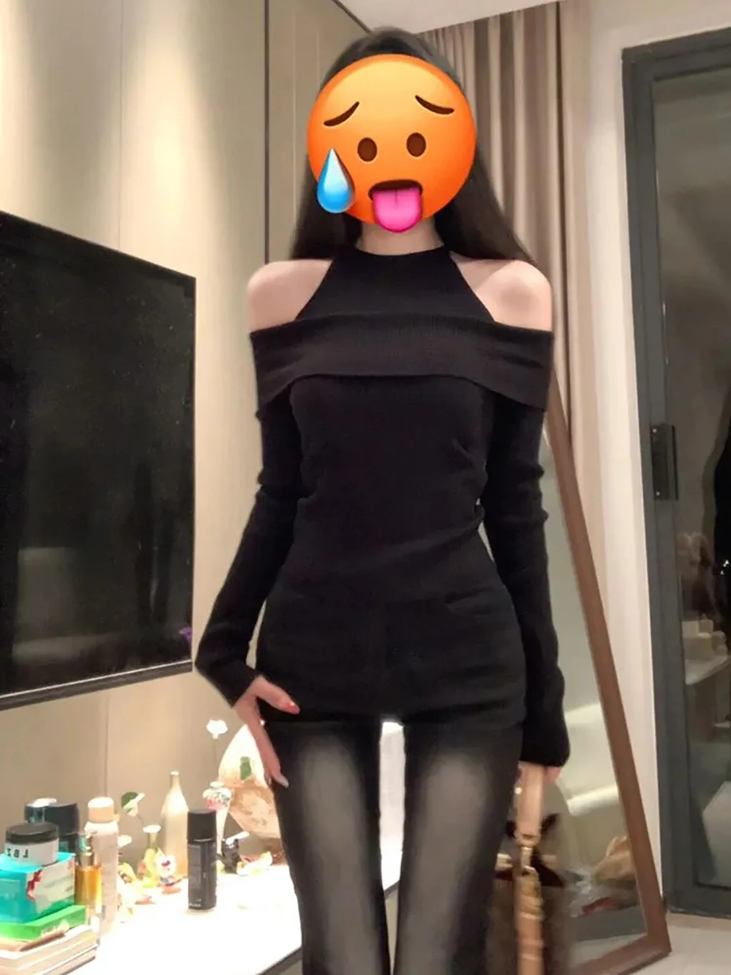 Ele Bla Вязаный свитер женский Slim Fit oulder Bared Sexy Pure Desire Осень Зима Новый Sle Мягкий длинный свек круглый...
Ele Bla Вязаный свитер женский Slim Fit oulder Bared Sexy Pure Desire Осень Зима Новый Sle Мягкий длинный свек круглый...