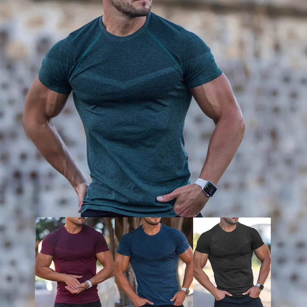 Men's Autumn Sports Fitness Casual Stand Collar Stretch Cationic Crew Neck Short Sleeve T-Shirt
Men's Autumn Sports Fitness Casual Stand Collar Stretch Cationic Crew Neck Short Sleeve T-Shirt