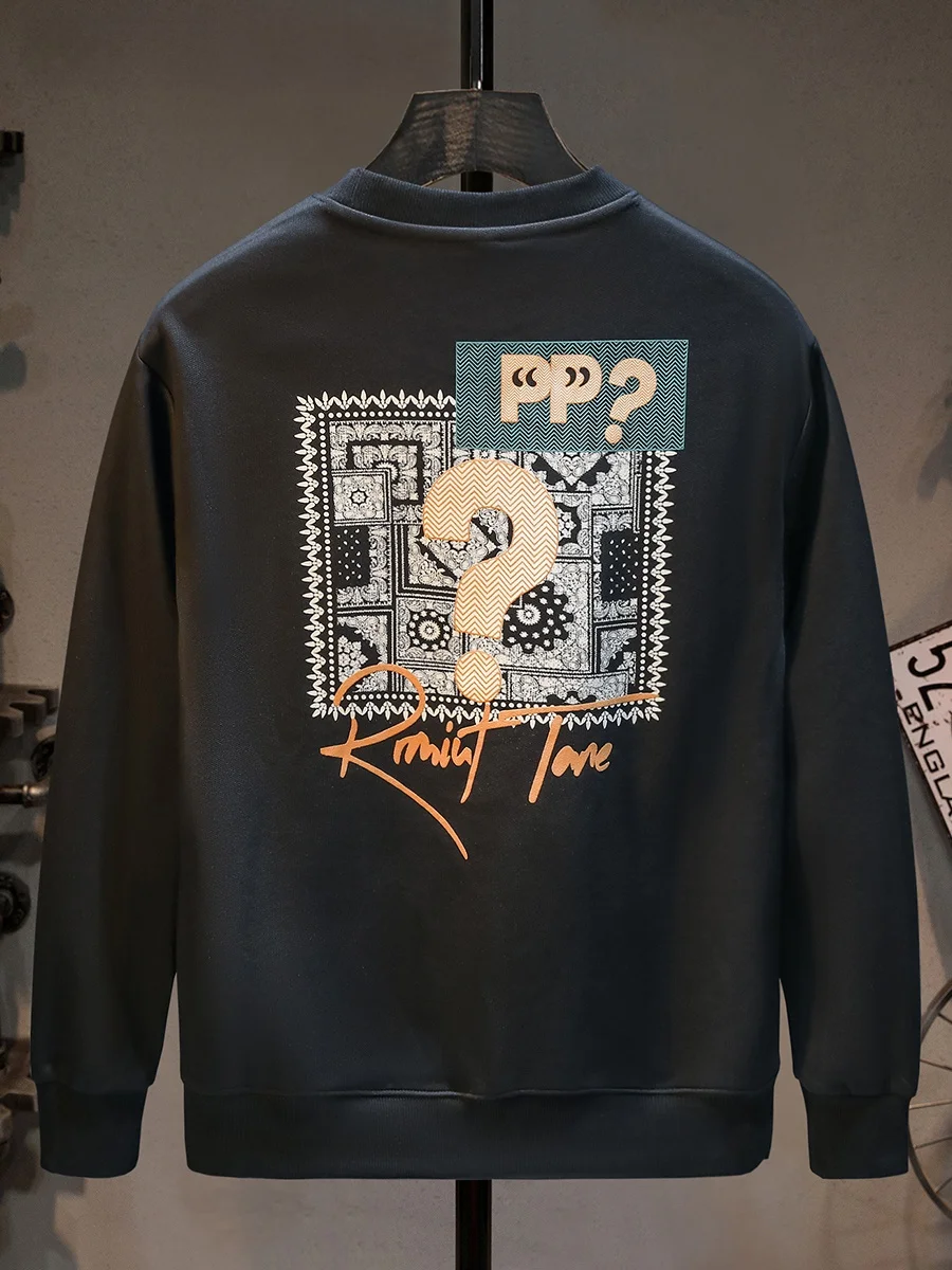 Осенний модный свитшот с принтом, мужской, премиум-класса, в американском повседневном стиле, с круглым вырезом, молодежный, универсальный базовый топ для студентов
Осенний модный свитшот с принтом, мужской, премиум-класса, в американском повседневном стиле, с круглым вырезом, молодежный, универсальный базовый топ для студентов