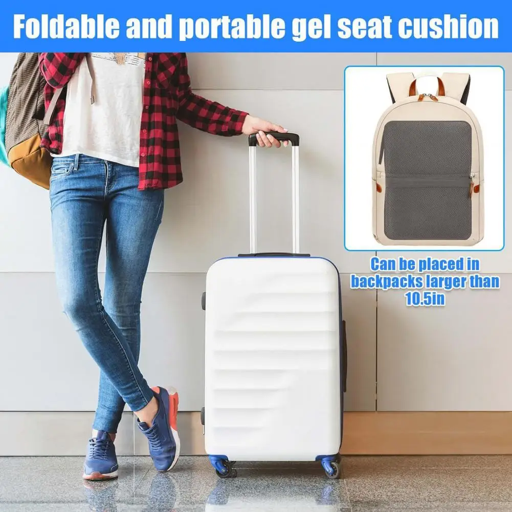 Outdoor Seat Cushion Portable Seat Cushion Portable Gel Seat Cushion for Pain Relief Comfort on Outdoor Travel for Camping
Outdoor Seat Cushion Portable Seat Cushion Portable Gel Seat Cushion for Pain Relief Comfort on Outdoor Travel for Camping