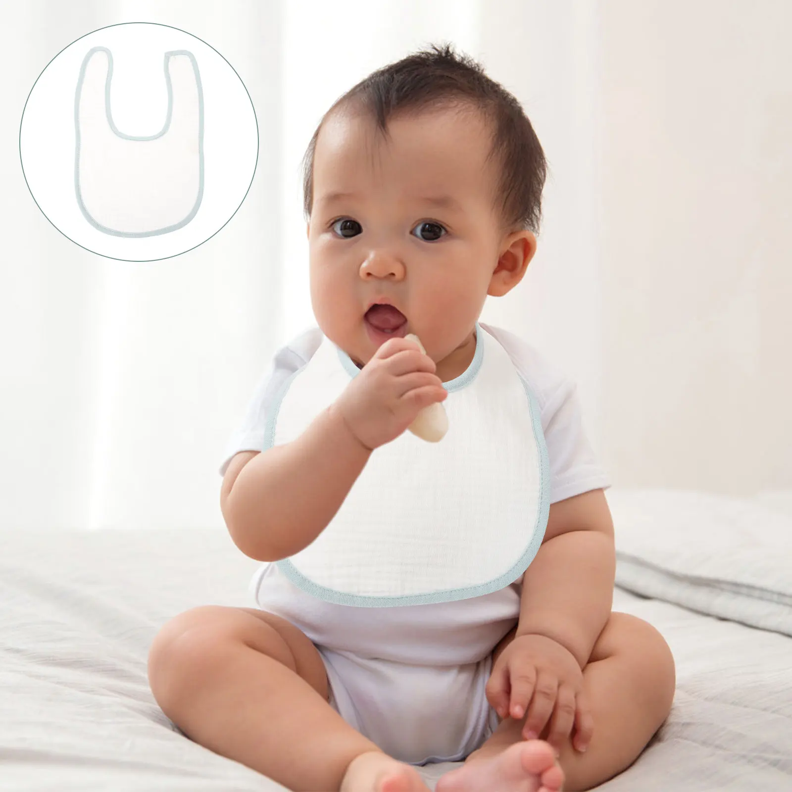 5 Pcs Baby Bib Saliva Catcher Weaning Drool Bibs for Girl Newborn Teething Button
5 Pcs Baby Bib Saliva Catcher Weaning Drool Bibs for Girl Newborn Teething Button