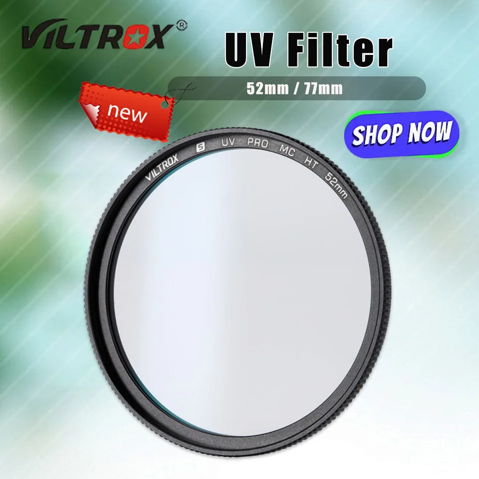 Viltrox Pro 52mm 77mm Ultra thin MC UV Protection Filters Camera Lens Digital Filters for Canon Nikon Sony Lens
Viltrox Pro 52mm 77mm Ultra thin MC UV Protection Filters Camera Lens Digital Filters for Canon Nikon Sony Lens