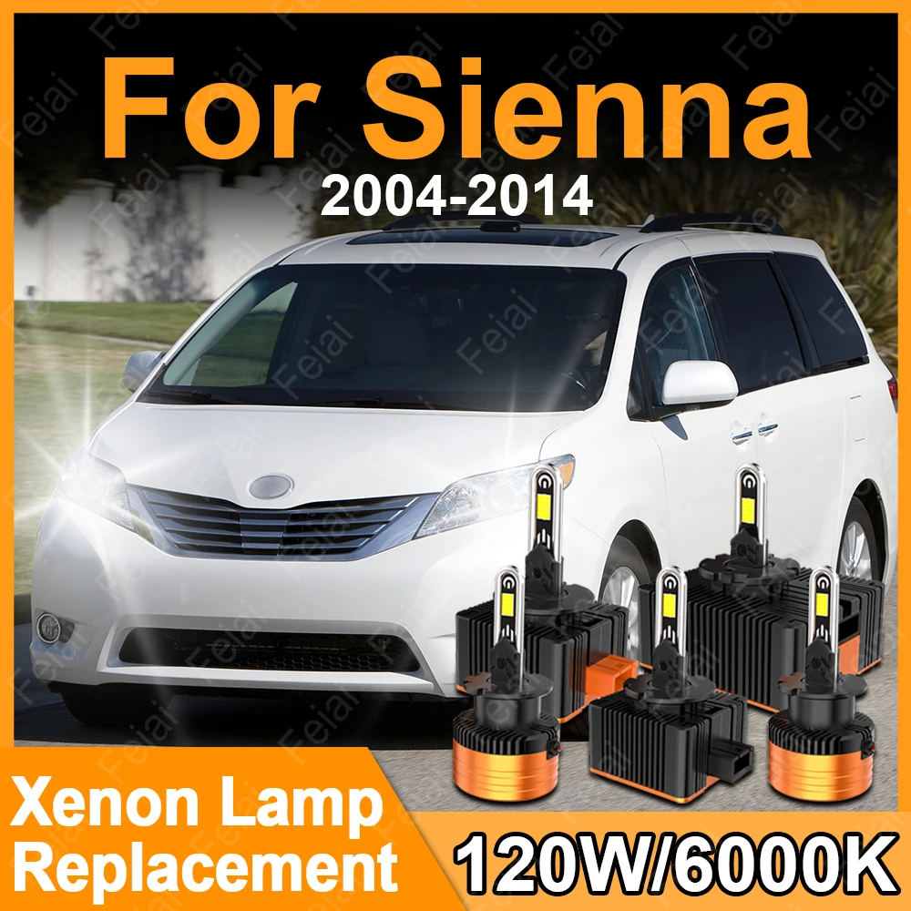 For Toyota Sienna LED Headlights Lamps Bulbs HID Xenon Light Replacement Sienna 2004-2007 2008-2014 Headlamps Car Accessories
For Toyota Sienna LED Headlights Lamps Bulbs HID Xenon Light Replacement Sienna 2004-2007 2008-2014 Headlamps Car Accessories