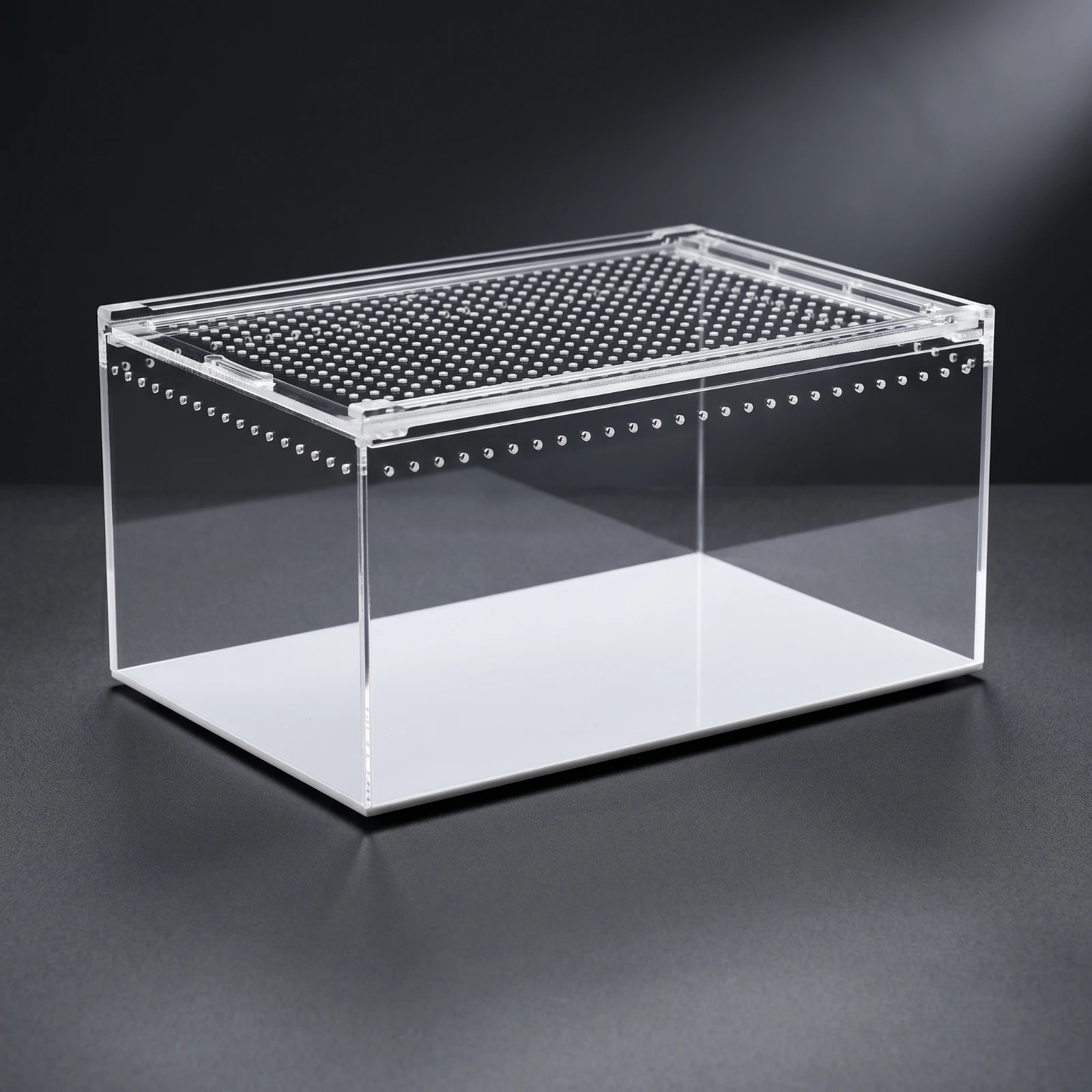 Reptile Breeding Box Breathable Reptile Terrarium Acrylic Terrarium High Clarity Breeding Box Small for Hatching
Reptile Breeding Box Breathable Reptile Terrarium Acrylic Terrarium High Clarity Breeding Box Small for Hatching