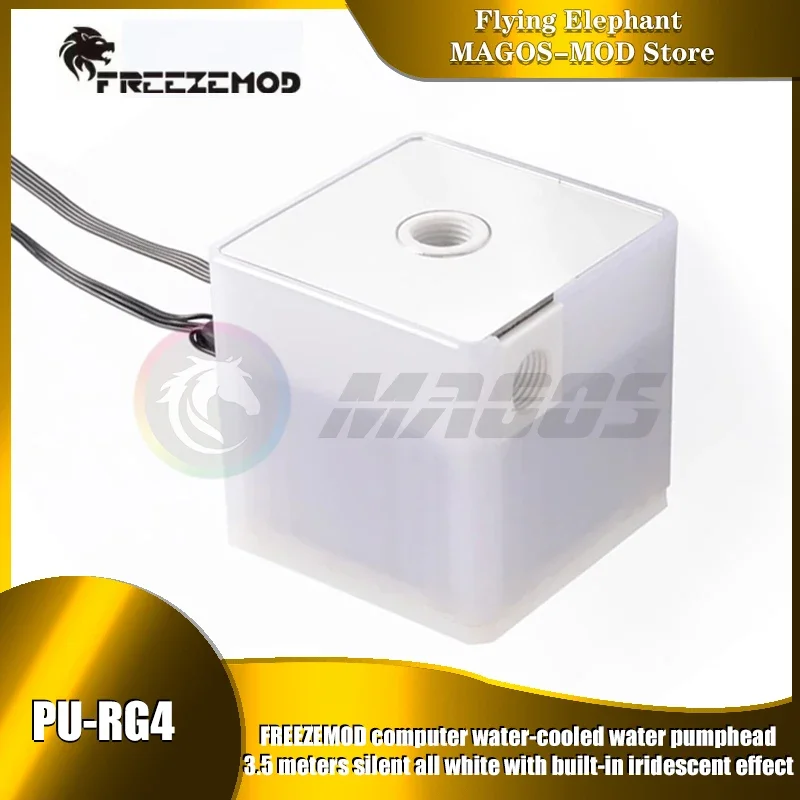 FREEZEMOD PU-RG4 DDC Pump PC Case Water Cooling Pump Head 3.5M Flow 500L/H Silent with Fantasy Effect
FREEZEMOD PU-RG4 DDC Pump PC Case Water Cooling Pump Head 3.5M Flow 500L/H Silent with Fantasy Effect