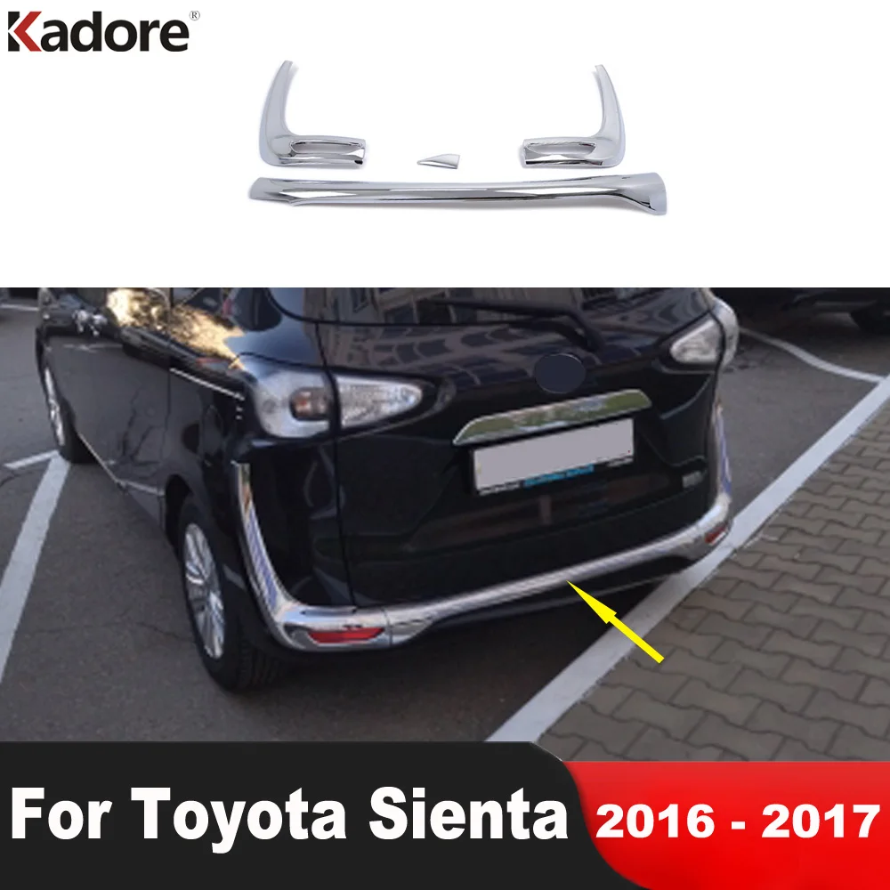 Накладка на задний нижний бампер для Toyota Sienta 2016 2017 2nd Ge XP170 Хромированная автомобильная задняя противотуманная фара, накладки на противотуманные фары, аксессуары
Накладка на задний нижний бампер для Toyota Sienta 2016 2017 2nd Ge XP170 Хромированная автомобильная задняя противотуманная фара, накладки на противотуманные фары, аксессуары