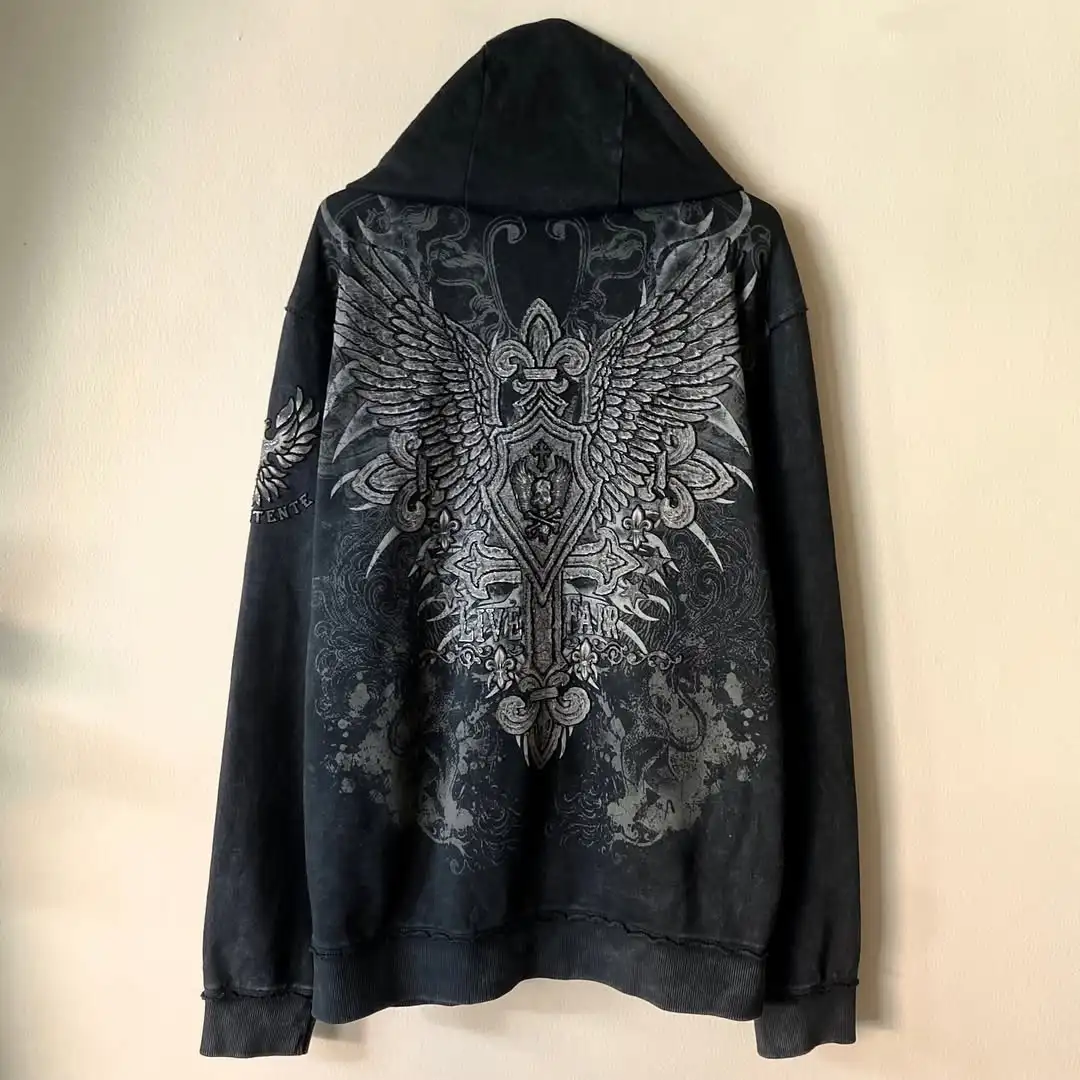 Y2K New Vintage Fleece Padded Zipper Hoodie Men Women Street Hip Hop Loose Sweatshirt Couple Casual Punk Hot Melt Pattern Hoodie
Y2K New Vintage Fleece Padded Zipper Hoodie Men Women Street Hip Hop Loose Sweatshirt Couple Casual Punk Hot Melt Pattern Hoodie