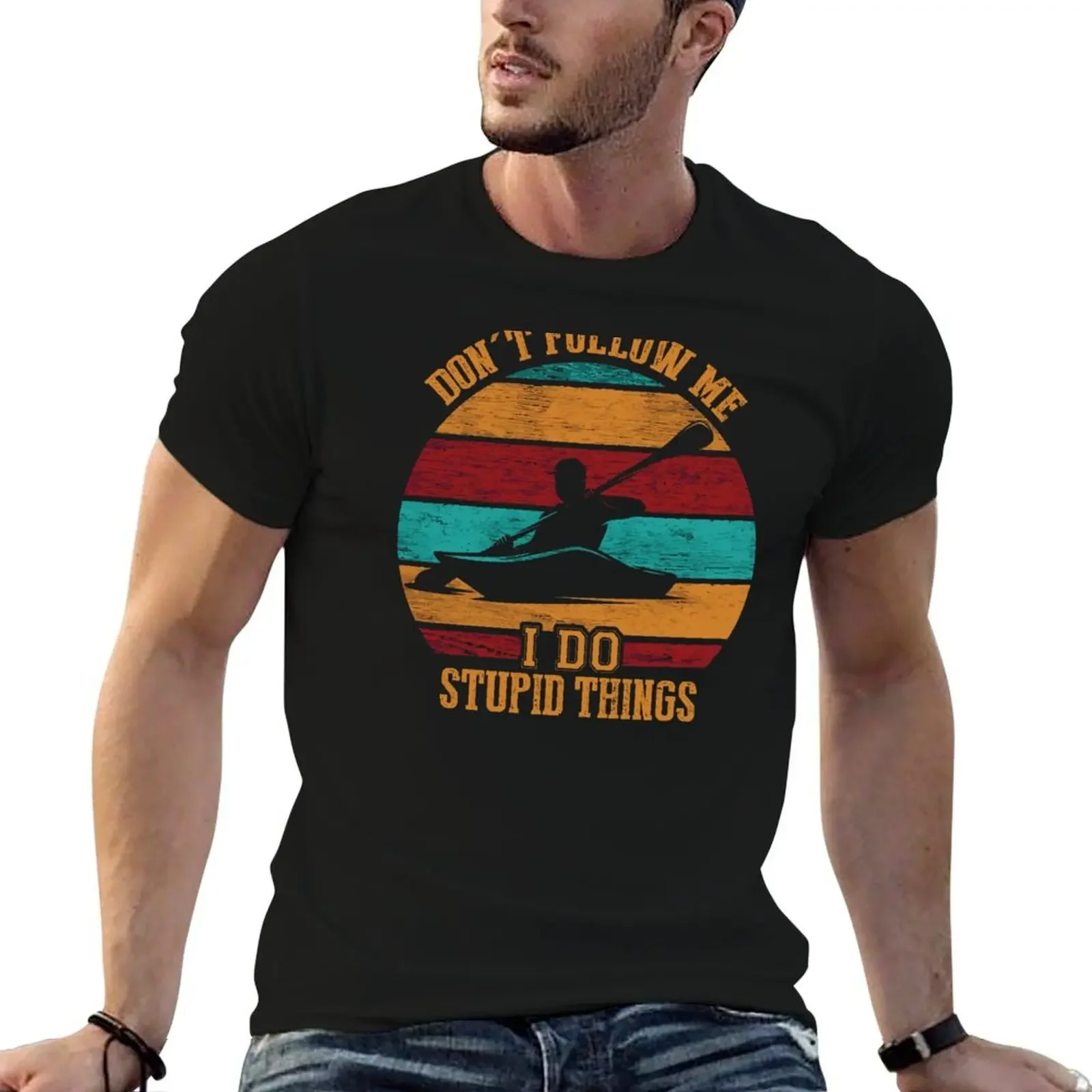 Kayaking Don't Follow Me I Do Stupid Things Kayaking - Vintage Kayak T-Shirt cotton man t-shirts sweat mens clothes
Kayaking Don't Follow Me I Do Stupid Things Kayaking - Vintage Kayak T-Shirt cotton man t-shirts sweat mens clothes