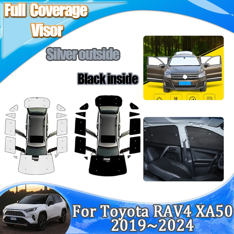 For Toyota RAV4 XA50 2019~2024 Car Coverage Windshield Blind Shade Window Sunshade Heat Thermal Insulation Anti-UV Accessories
For Toyota RAV4 XA50 2019~2024 Car Coverage Windshield Blind Shade Window Sunshade Heat Thermal Insulation Anti-UV Accessories