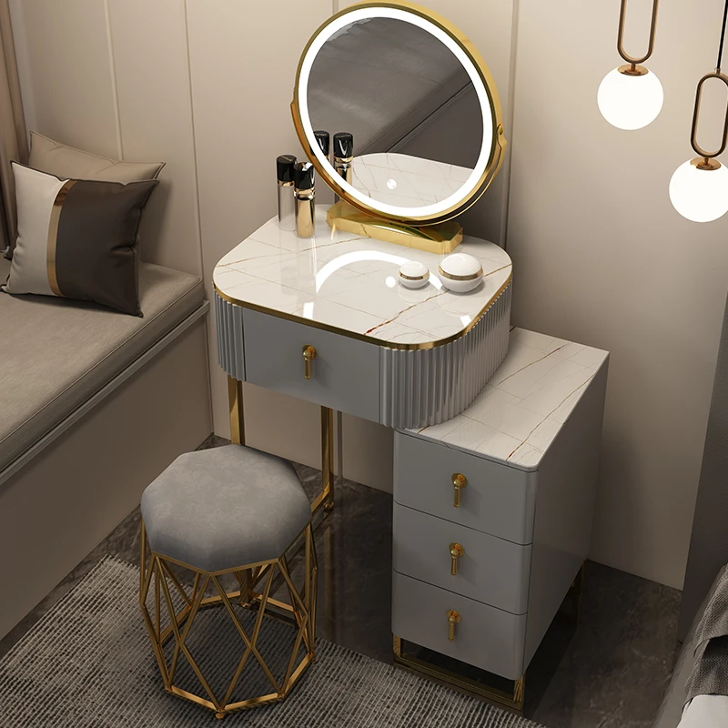 Luxury Modern Drawers Vanity Table Storage Mirror Nordic Girls Small Vanity Desk Space Saving Penteadeira Quarto Furniture Home
Luxury Modern Drawers Vanity Table Storage Mirror Nordic Girls Small Vanity Desk Space Saving Penteadeira Quarto Furniture Home
