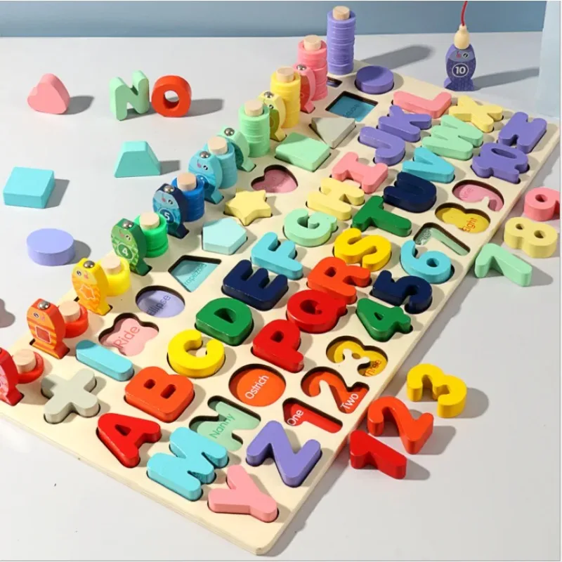 ABC Magnetic Alphabet and Number Fishing Game Board Puzzle Other Toys Children's Puzzle Wooden 6-in-1 Color Box Wooden
ABC Magnetic Alphabet and Number Fishing Game Board Puzzle Other Toys Children's Puzzle Wooden 6-in-1 Color Box Wooden