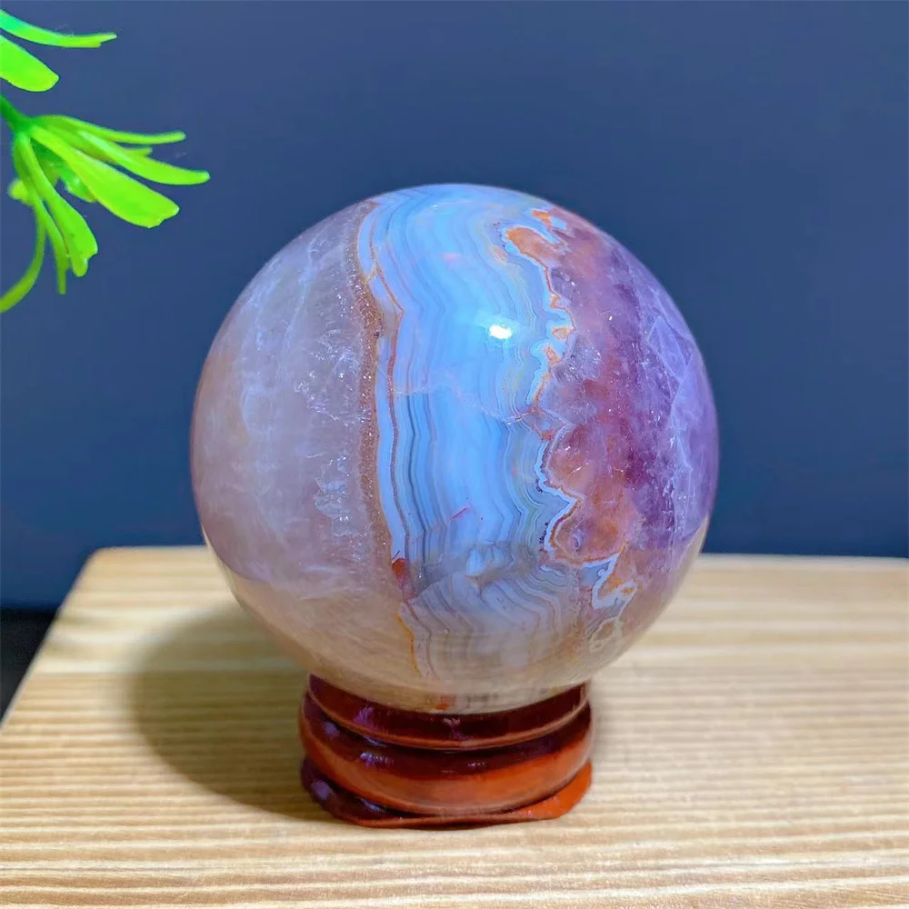 Natural Quartz Crystal Dreamy Amethyst Sphere Stone Ball Home Decoration Polished Reiki Minerals +Stand
Natural Quartz Crystal Dreamy Amethyst Sphere Stone Ball Home Decoration Polished Reiki Minerals +Stand