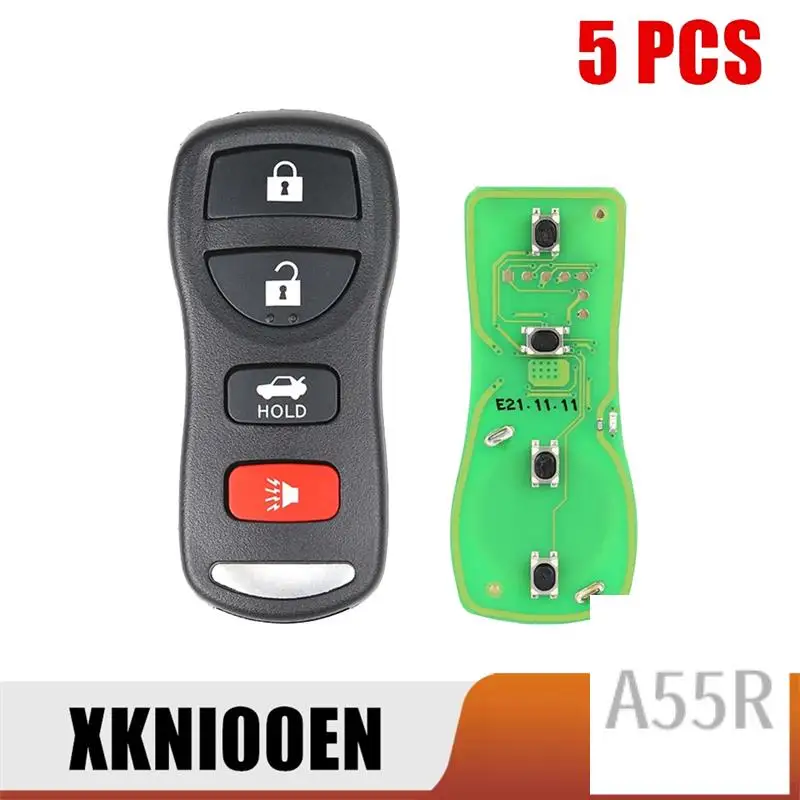 5R-Xhorse XKNI00EN Universal Wire Remote Key Fob Flip Separate 4 Button For NISSAN Style For VVDI Key Tool 5Pcs/Lot
5R-Xhorse XKNI00EN Universal Wire Remote Key Fob Flip Separate 4 Button For NISSAN Style For VVDI Key Tool 5Pcs/Lot