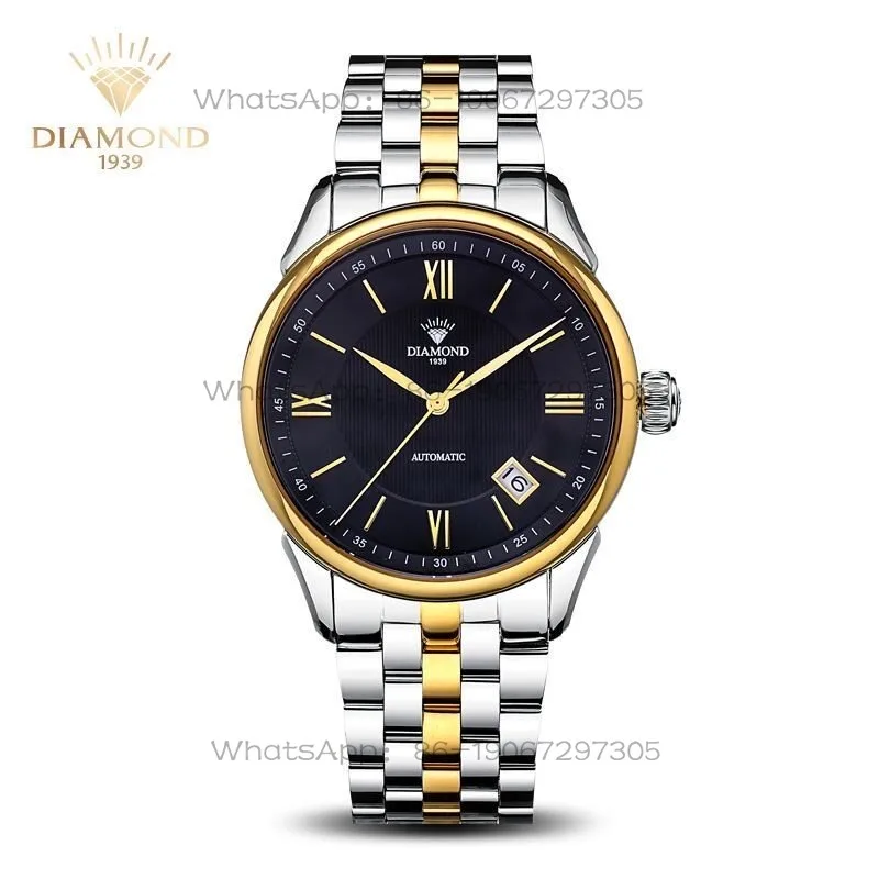 24-Hour Shipping Shanghai Diamond Automatic Mechanical Watch Waterproof Roman Scale Calendar Men's Watch
24-Hour Shipping Shanghai Diamond Automatic Mechanical Watch Waterproof Roman Scale Calendar Men's Watch