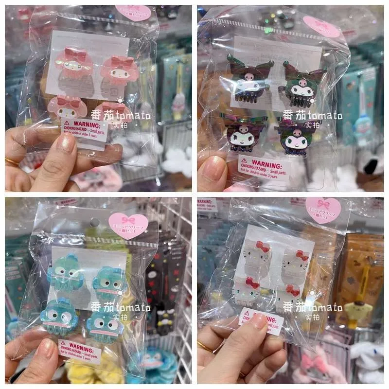 Sanrio Hello Kitty Kuromi Anime Kawaii Mini Colorful Claw Hairpin New Cute Hangyodon Cartoon Headwear Pendant Gifts Toys
Sanrio Hello Kitty Kuromi Anime Kawaii Mini Colorful Claw Hairpin New Cute Hangyodon Cartoon Headwear Pendant Gifts Toys