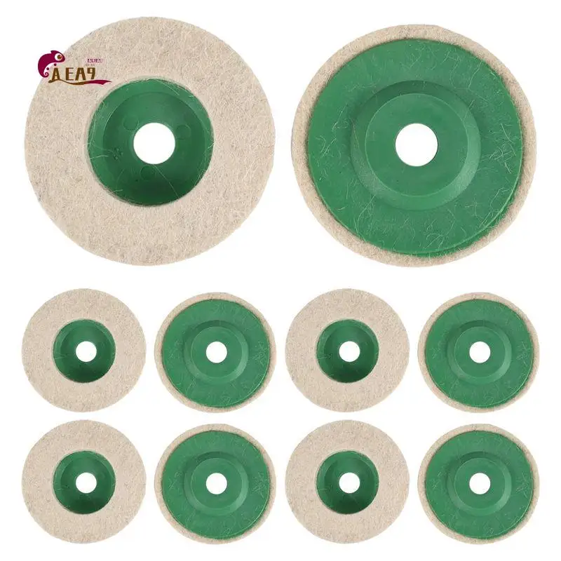 AEA9-10Pcs 100Mm 4 Inch Wool Buffing Round Polishing Wheels Pads Polisher Wheels For Copper Iron&Aluminum Metal Polishing Tools
AEA9-10Pcs 100Mm 4 Inch Wool Buffing Round Polishing Wheels Pads Polisher Wheels For Copper Iron&Aluminum Metal Polishing Tools