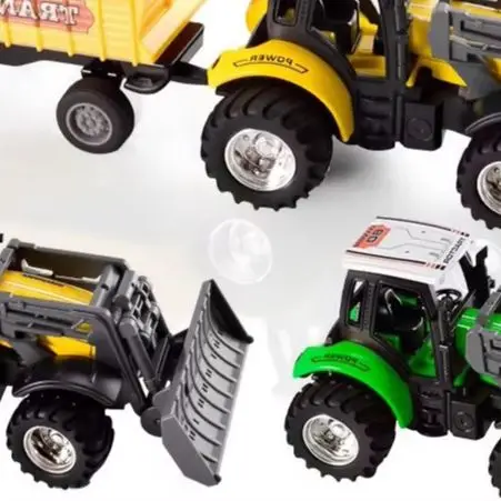 RC 1:64 RC Farm Tractor with LED Lights, 2.4GHz Remote Control, 3-Speed Adjustable, Diecast Model with Detachable DIY Trailer
RC 1:64 RC Farm Tractor with LED Lights, 2.4GHz Remote Control, 3-Speed Adjustable, Diecast Model with Detachable DIY Trailer
