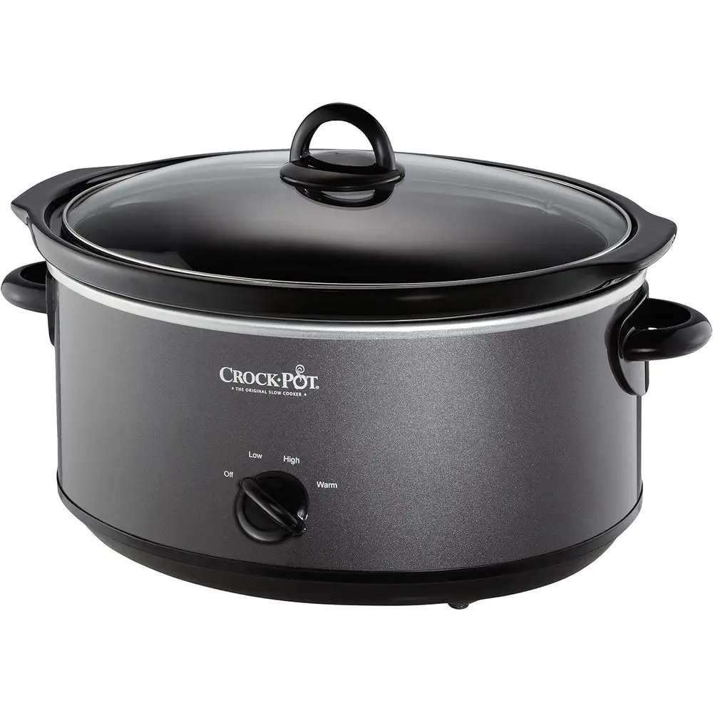 Family-Sized 7-Quart Slow Cooker with 6-lb Roast Capacity, Removable Stoneware, Warming and Dishwasher Safe
Family-Sized 7-Quart Slow Cooker with 6-lb Roast Capacity, Removable Stoneware, Warming and Dishwasher Safe