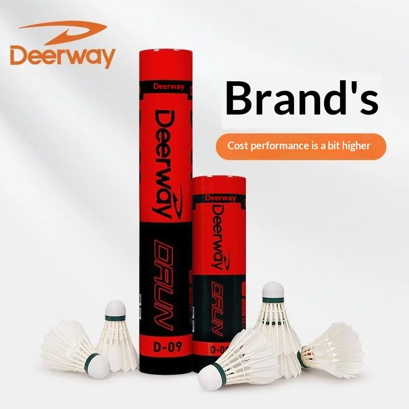Deerway D09 badminton 16 feathers beginner college physical education outdoor badminton shuttlecock
Deerway D09 badminton 16 feathers beginner college physical education outdoor badminton shuttlecock