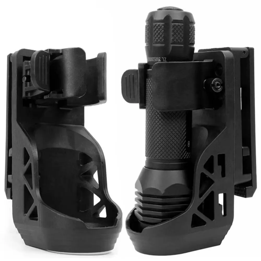360° Rotating Flashlight Holder with Lever Side Lock Lightweight Flashlight Cover Universal Quick Unplug Flashlight Case
360° Rotating Flashlight Holder with Lever Side Lock Lightweight Flashlight Cover Universal Quick Unplug Flashlight Case