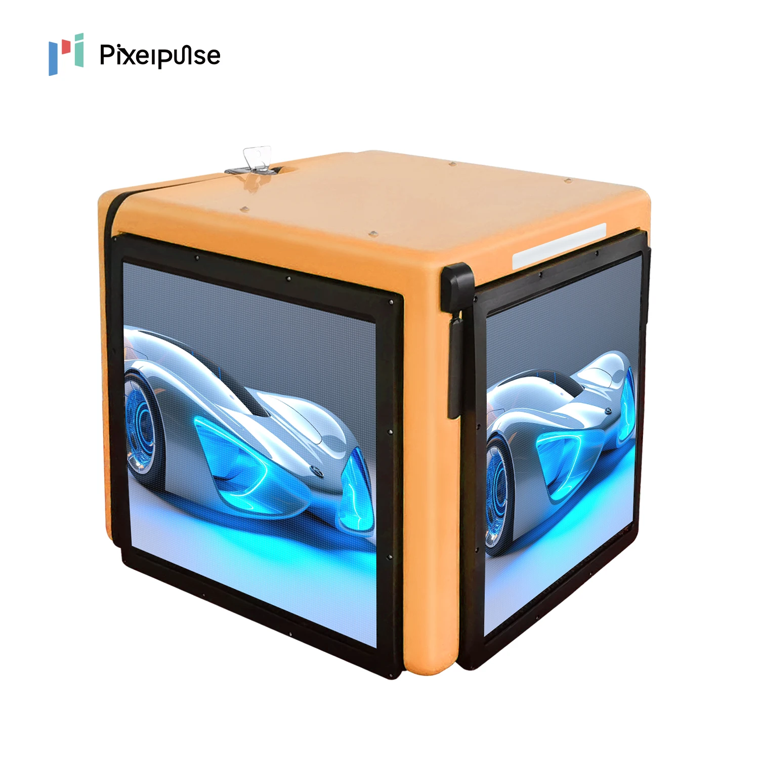 Pixelpulse Source Factory Led Display Motorcycle Tail Boxes 3 Sides Outdoor Led Screen Display Waterproof LED Food Delivery
Pixelpulse Source Factory Led Display Motorcycle Tail Boxes 3 Sides Outdoor Led Screen Display Waterproof LED Food Delivery