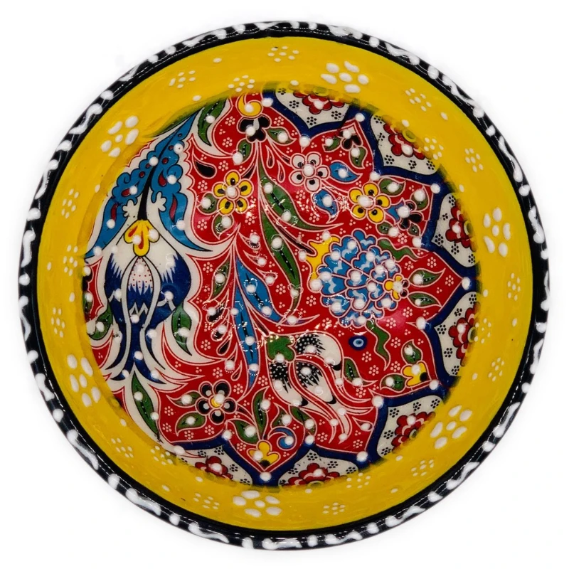 Hand-painted household rice bowl with a diameter of 13cm, ceramic personalized creative small bowl
Hand-painted household rice bowl with a diameter of 13cm, ceramic personalized creative small bowl