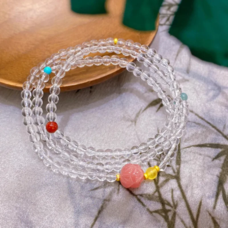 2025 New Model White Pink Three Circle Beaded Bracelet Round Bead Jewelry Beads
2025 New Model White Pink Three Circle Beaded Bracelet Round Bead Jewelry Beads
